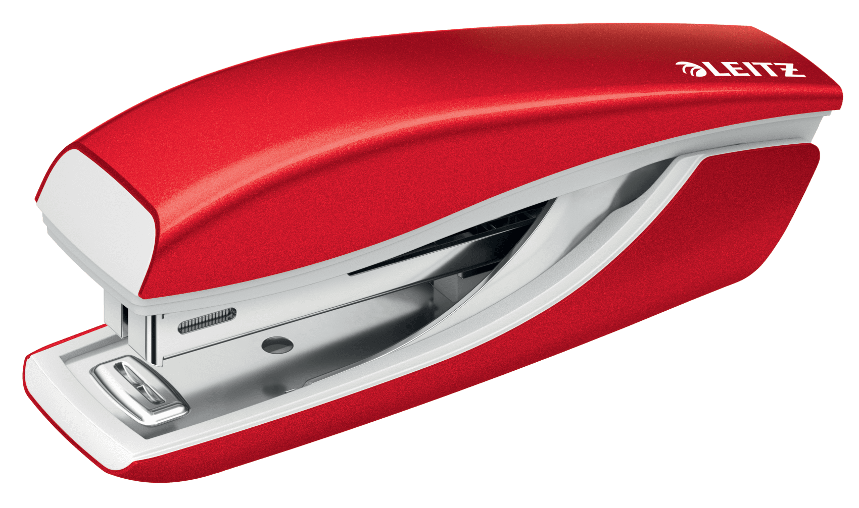 LEITZ Heftgerät NeXXt 5528 WOW Mini rot-metallic, 1 St.
