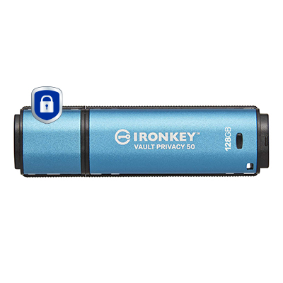 USB-Stick 128GB Kingston IronKey Vault Privacy 50 retail