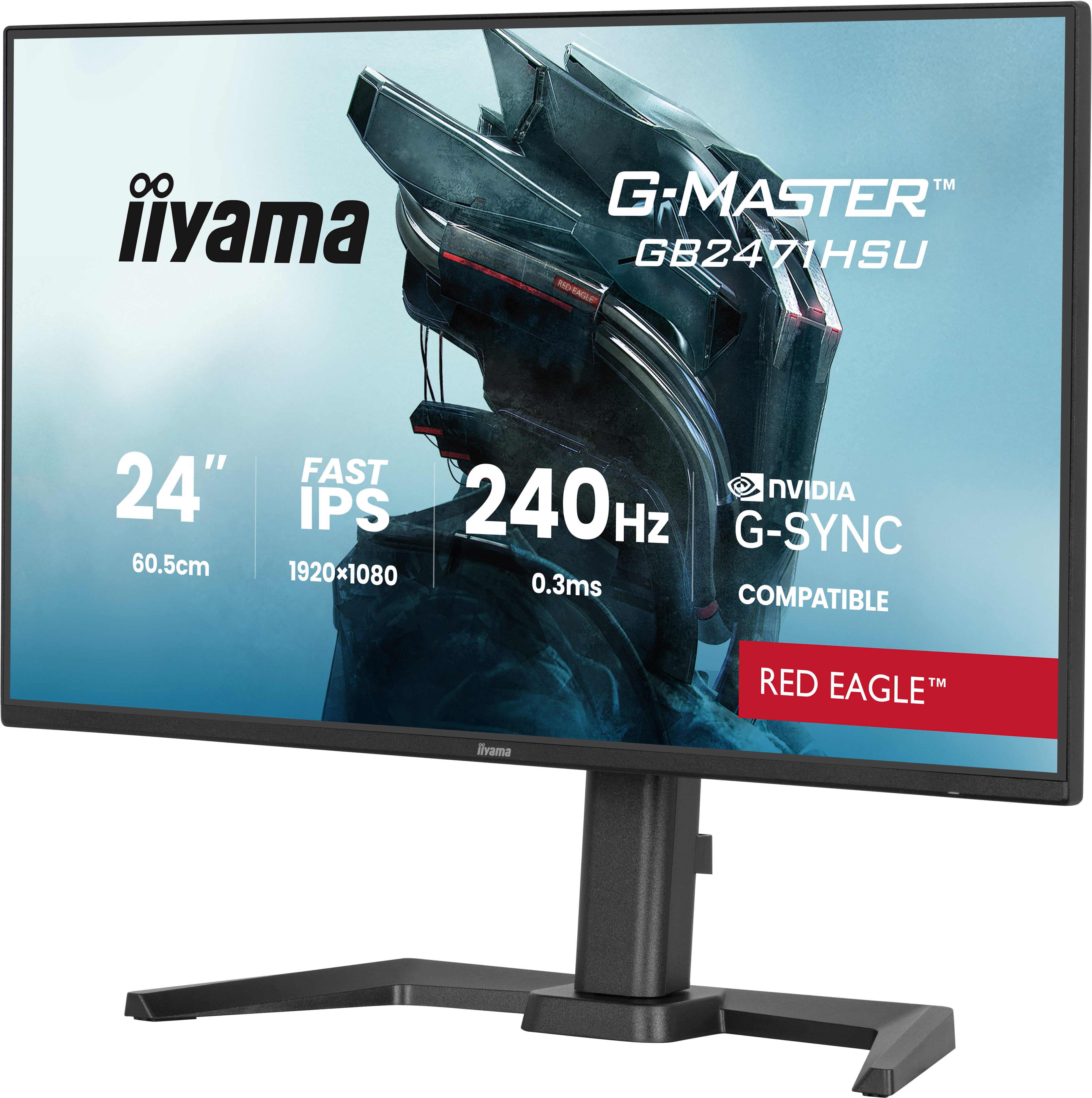 IIYAMA 60.5cm (24) GB2471HSU-B1 16:9 2xHDMI+DP+USB-C IPS