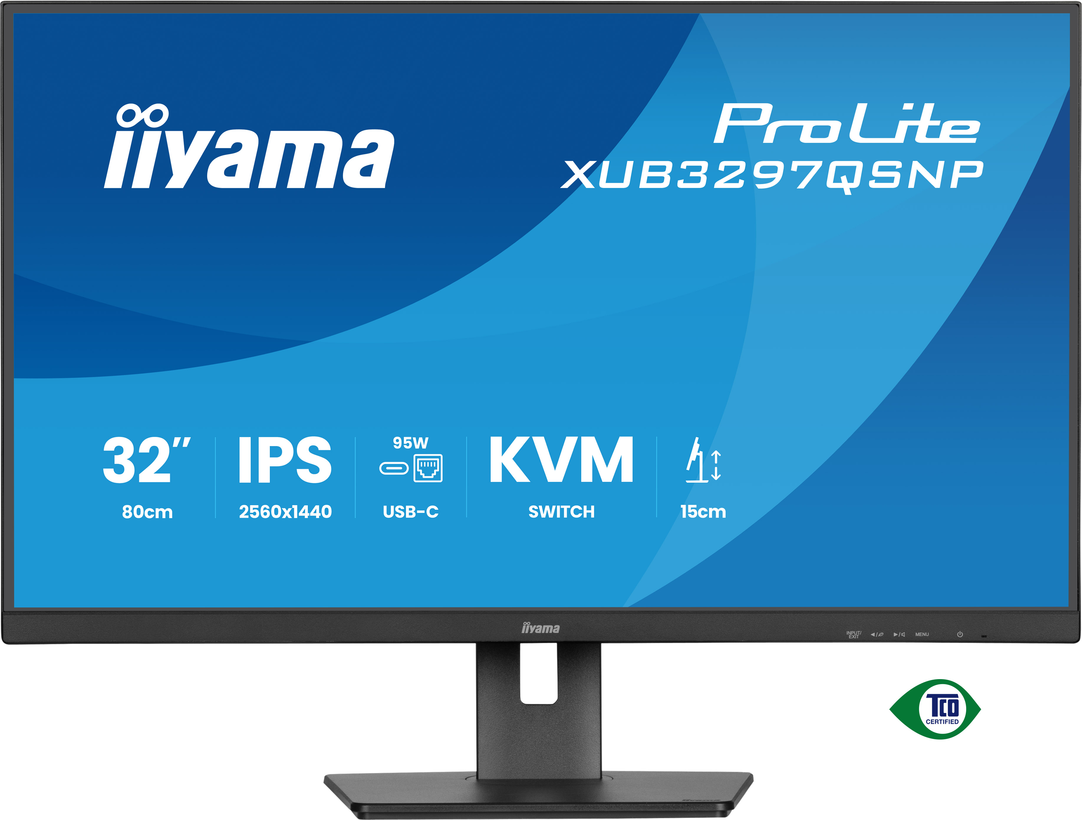 IIYAMA 80.0cm (32,0) XUB3297QSNP-B1 16:9 2xHDMI+DP+USB-C