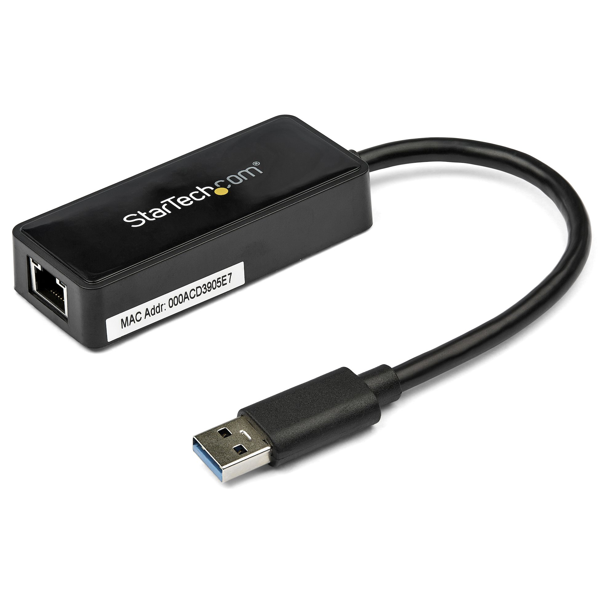STARTECH.COM USB31000SPTB USB 3.0 to Gigabit NIC Adapter with USB Port
