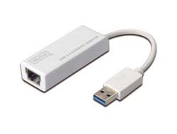 USB 3.2 Gen 1 Adapter, USB-A Stecker > RJ-45 Buchse, LAN-Adapter
