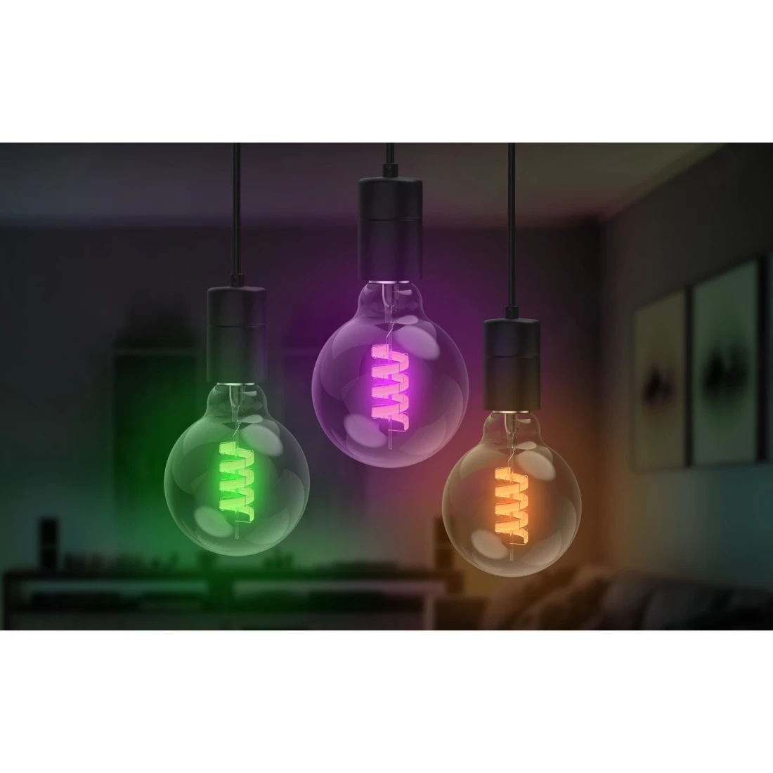 hama LED-Lampe Filament Globe E27 40 W 16 Mio. Farben, 1 St.