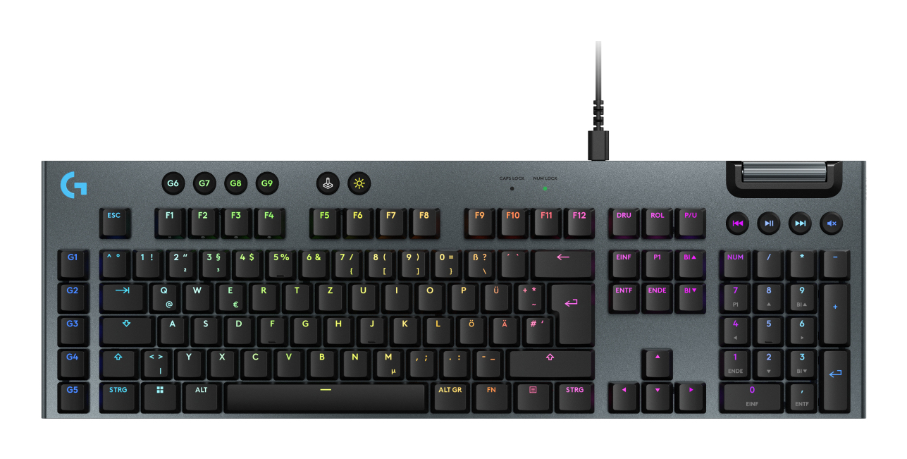 G915 X WIRED G KB BLACK - DEU - EMEA28I-935