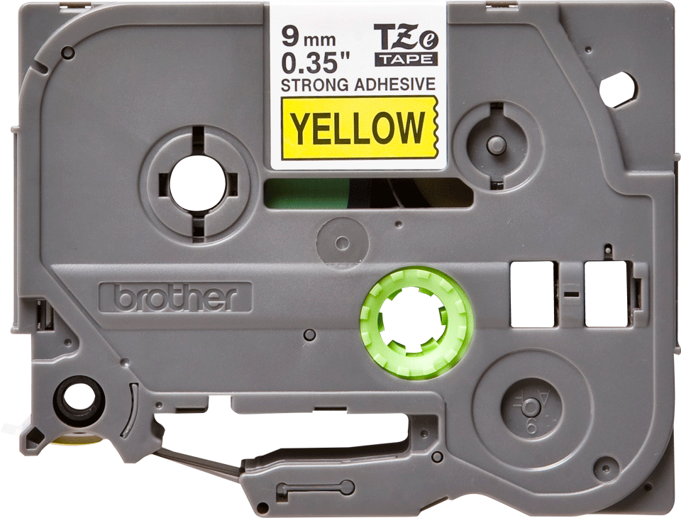 TZE-S621 LAMINATED TAPE 9MM 8M BLACK ON YELLOW