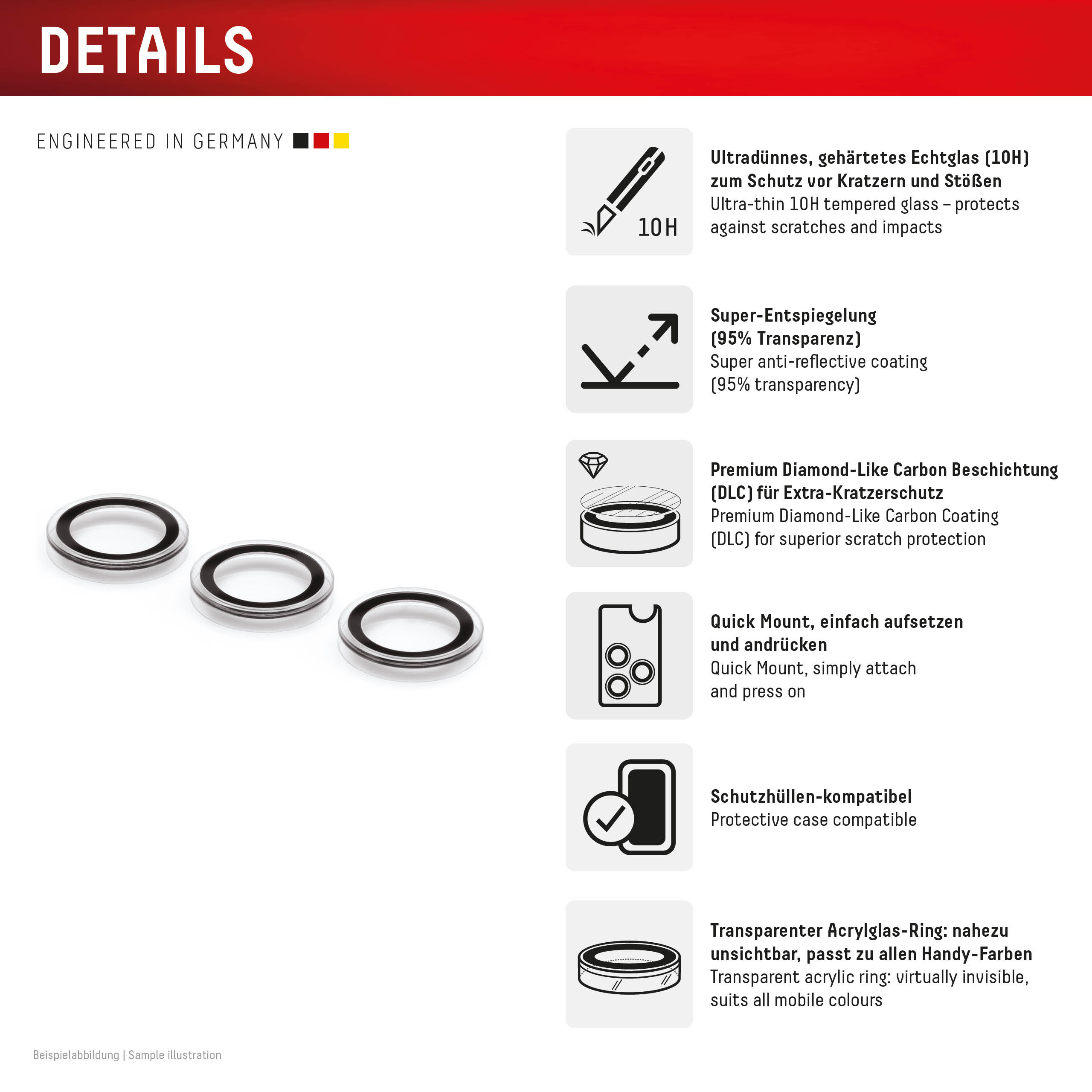 DISPLEX CAMGLASS SINGLE LENS SAMSUNG GALAXY S25