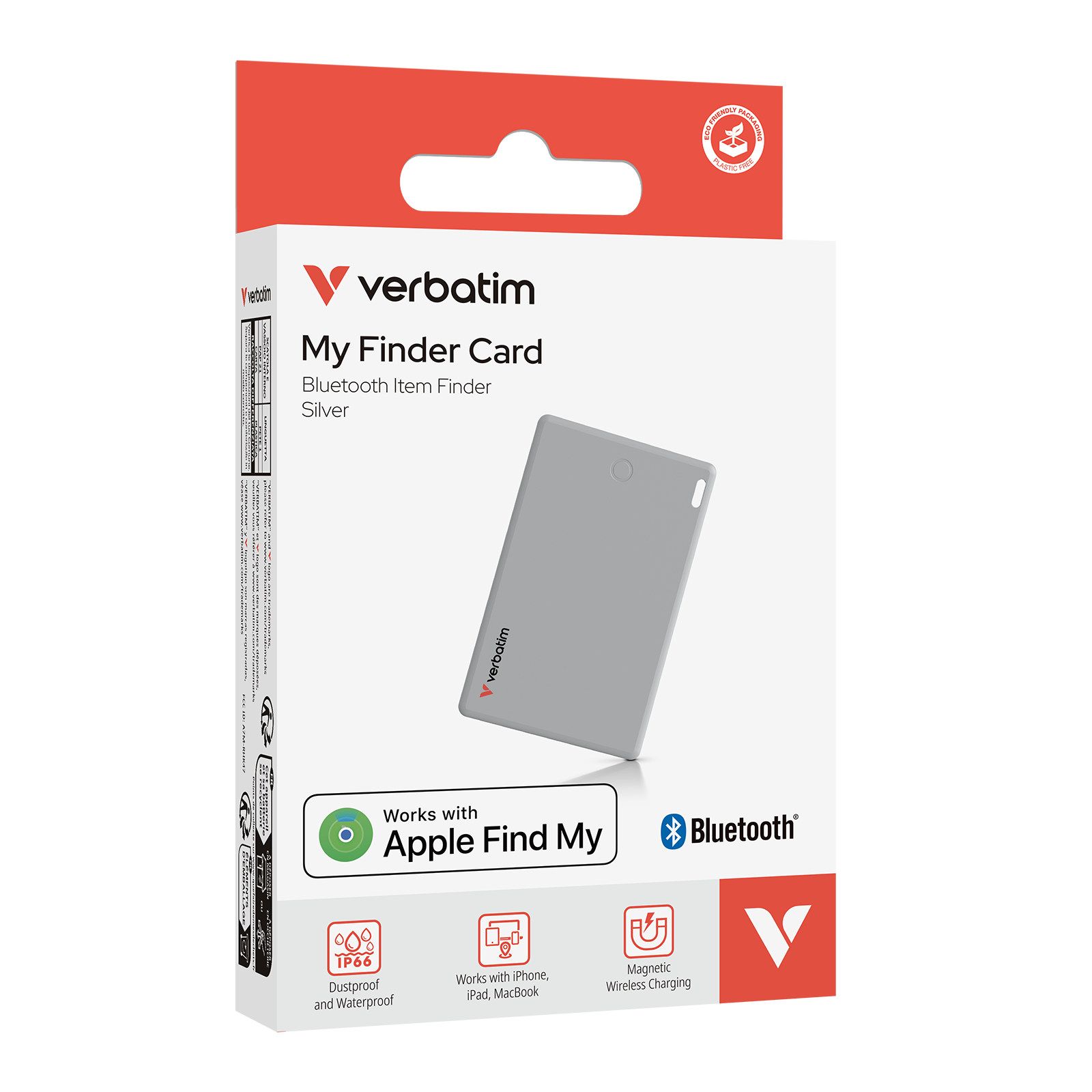 Verbatim My Finder Card Bluetooth Finder 1 pack silver