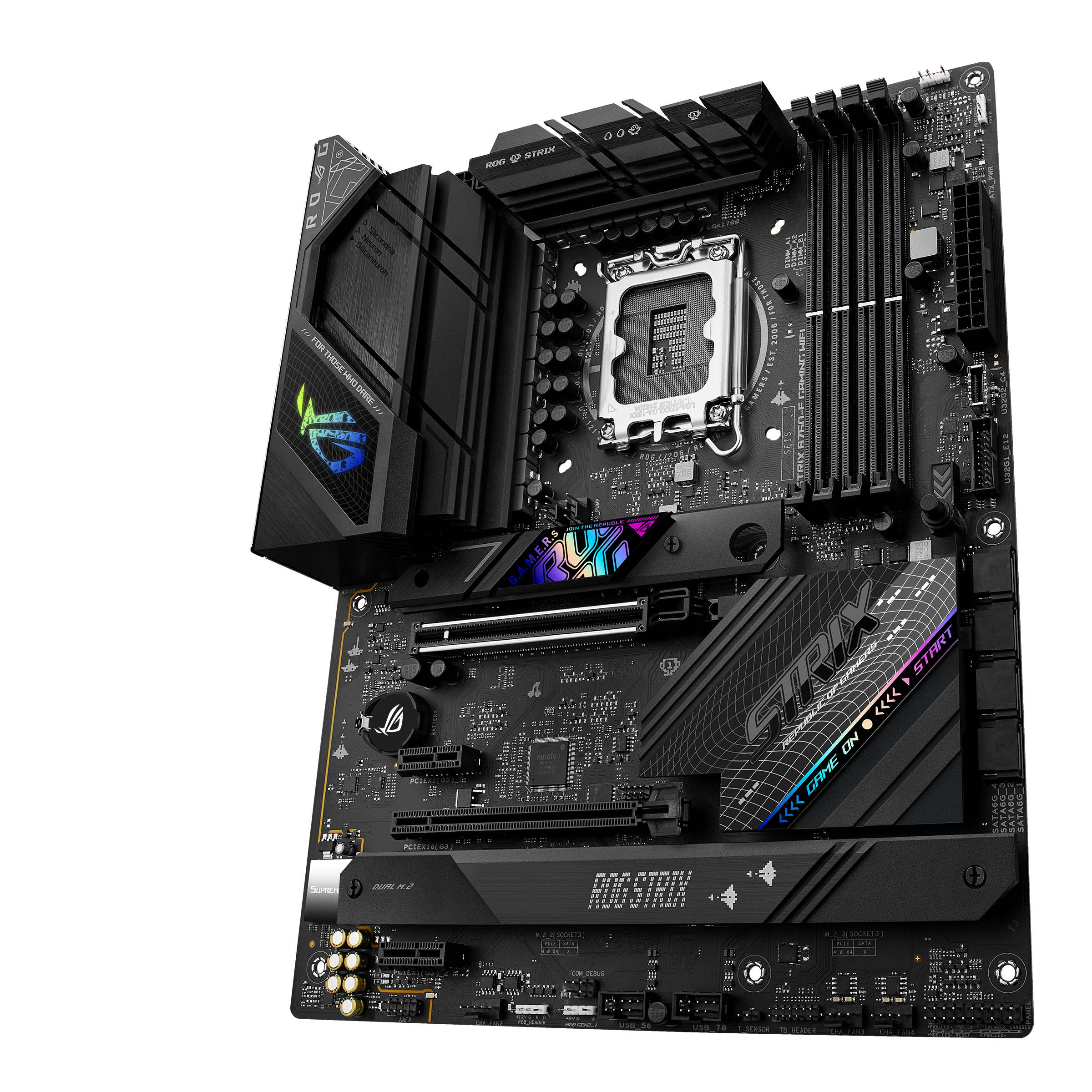 ASUS ROG STRIX B760-F GAMING WIFI LGA 1700 4xDDR5 ATX 4xSATA MB 1xHDMI 2.1 1xDP 1.4 3xM.2