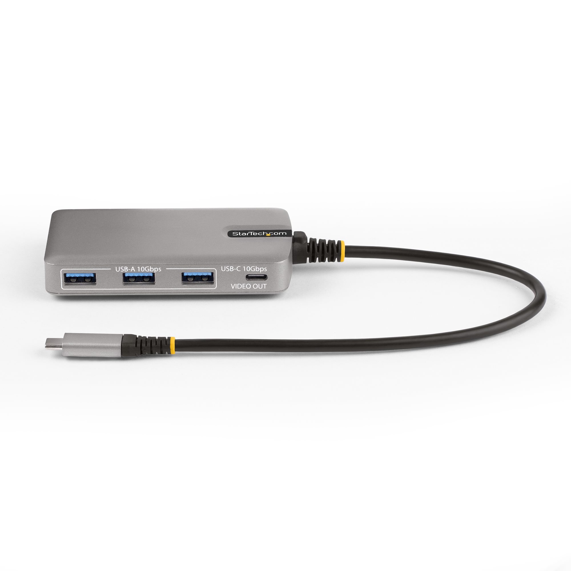 STARTECH.COM 4-Port USB-C Hub mit USB-C Videoausgang 4K - USB-C auf USB-A/USB-C 100W Power Delivery USB 10Gbps 30cm Kabel USBC Verte
