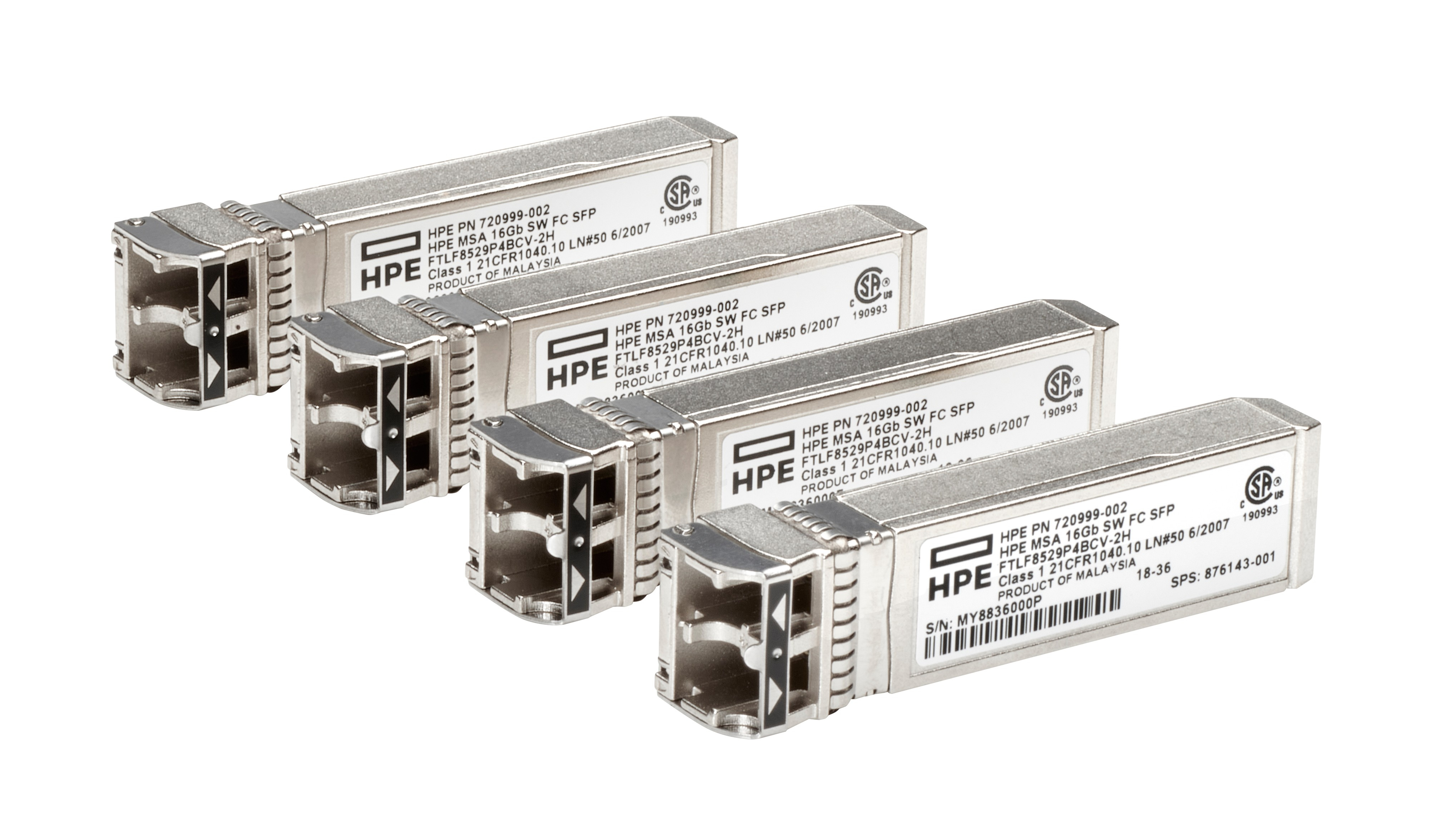 MSA 32GB SFP+ SW FC 4PK X-STOCK HPE SMART CHOICE