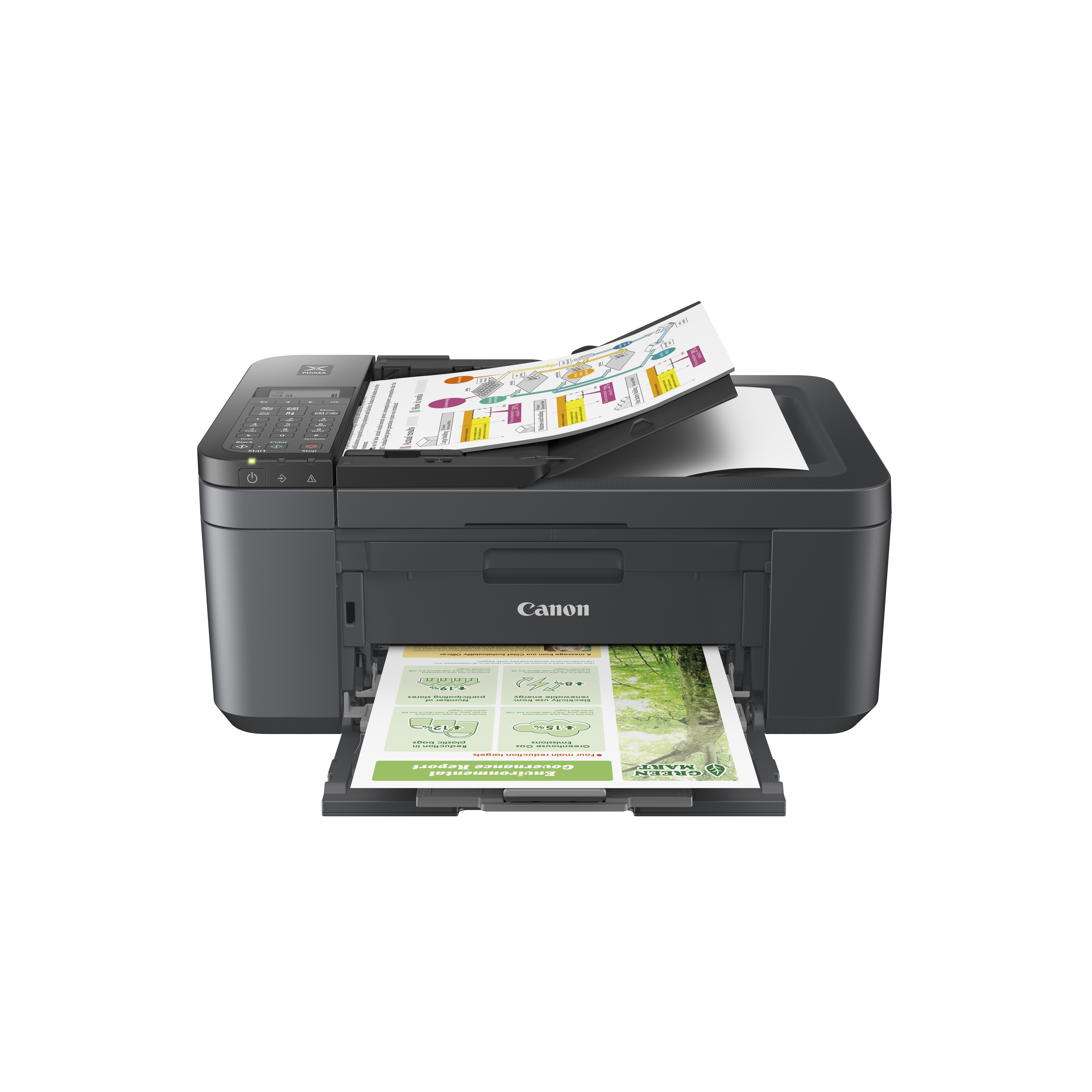 Canon PIXMA TR4755i 4 in 1 Tintenstrahl-Multifunktionsdrucker schwarz