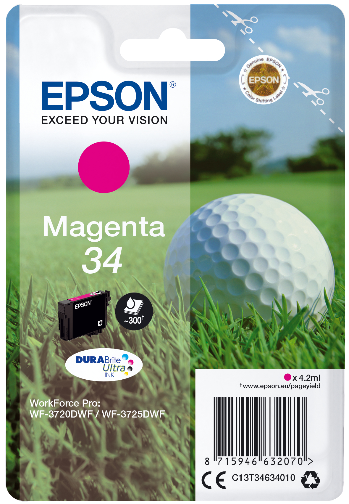 EPSON 34 / T3463 (Golfball) magenta Druckerpatrone