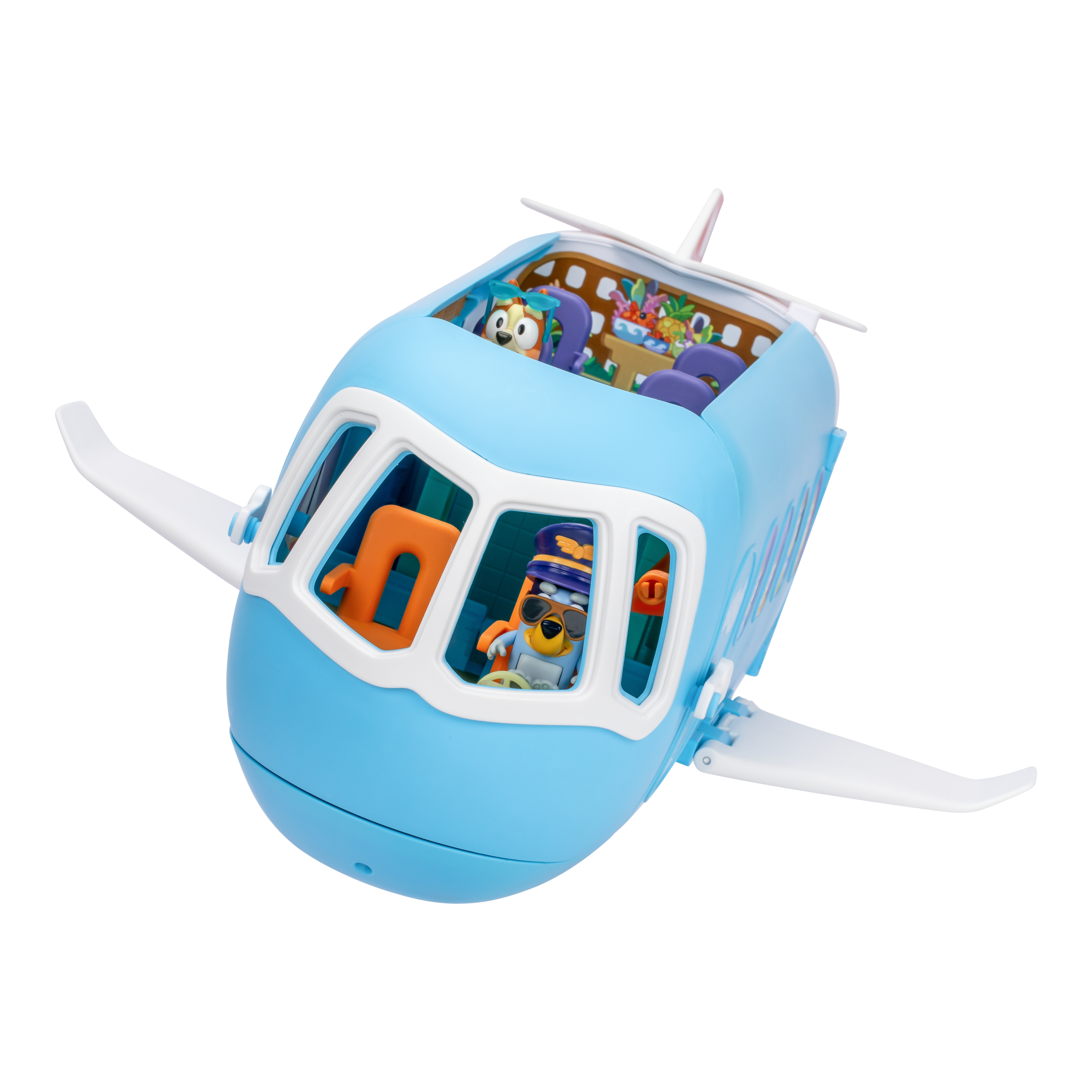 Bluey - 3-in-1 Airplane Spielset, Spielfahrzeug