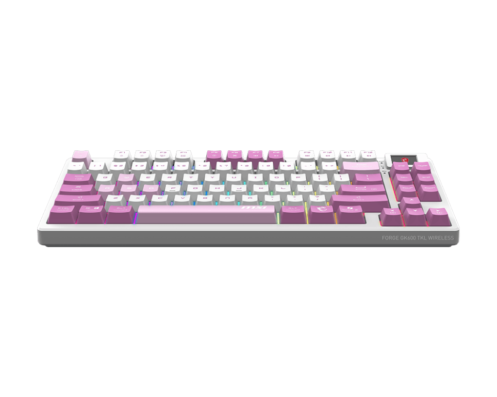MSI FORGE GK600 TKL Violet, wireless
