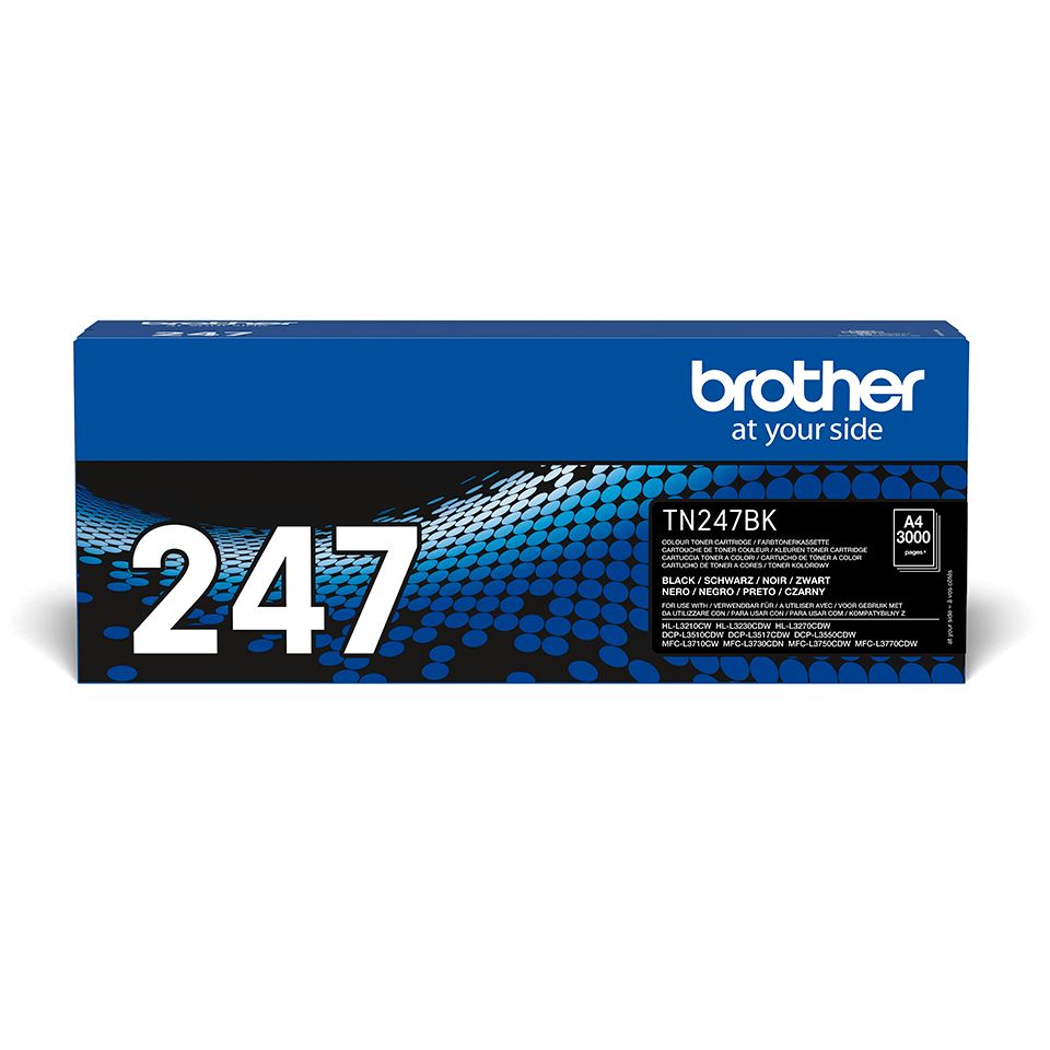 TN-247BK JUMBO TONER BLACK 3K P F/ DCP-L3510CDW L3550CDW