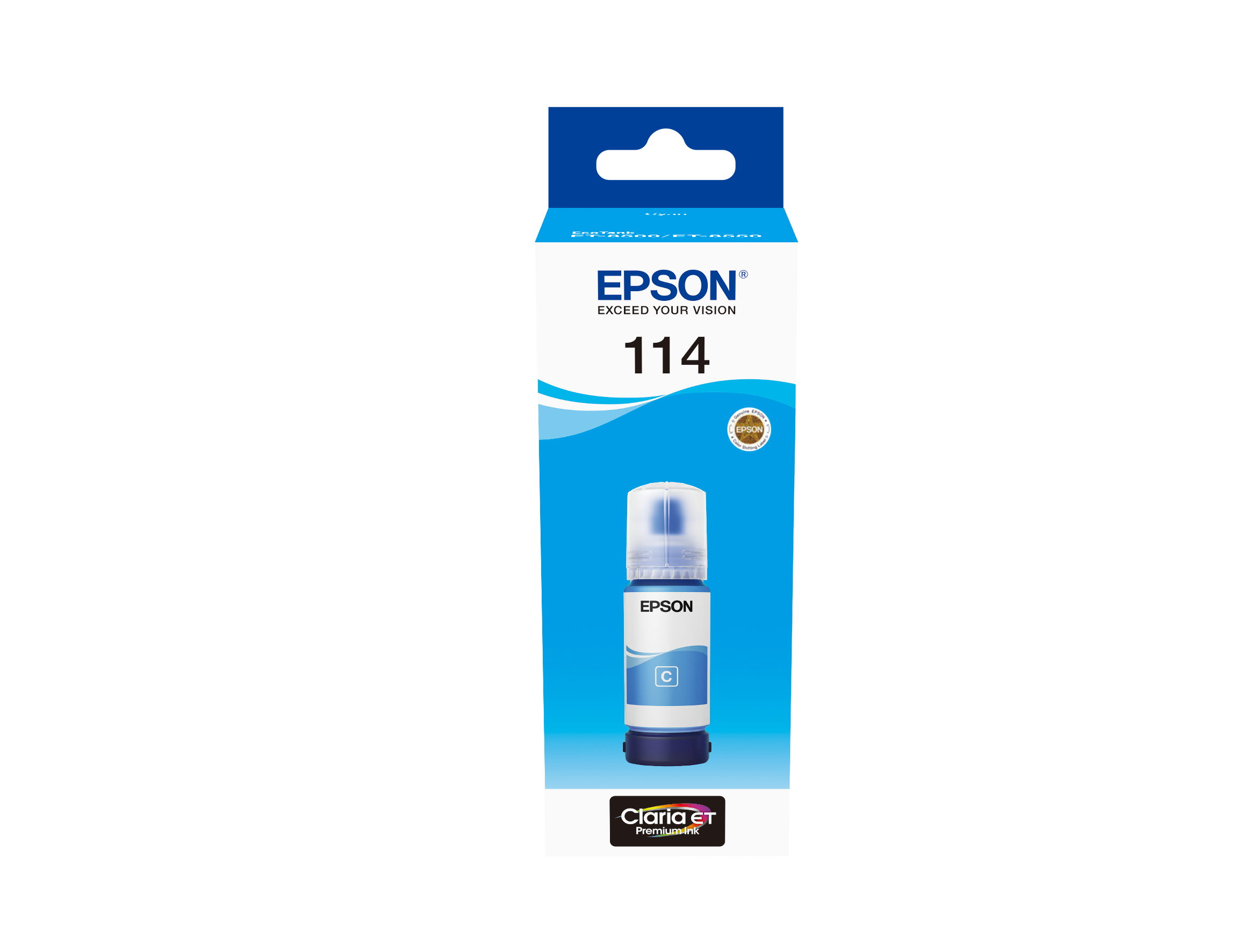 EPSON 114/T07B2 cyan Tintenflasche