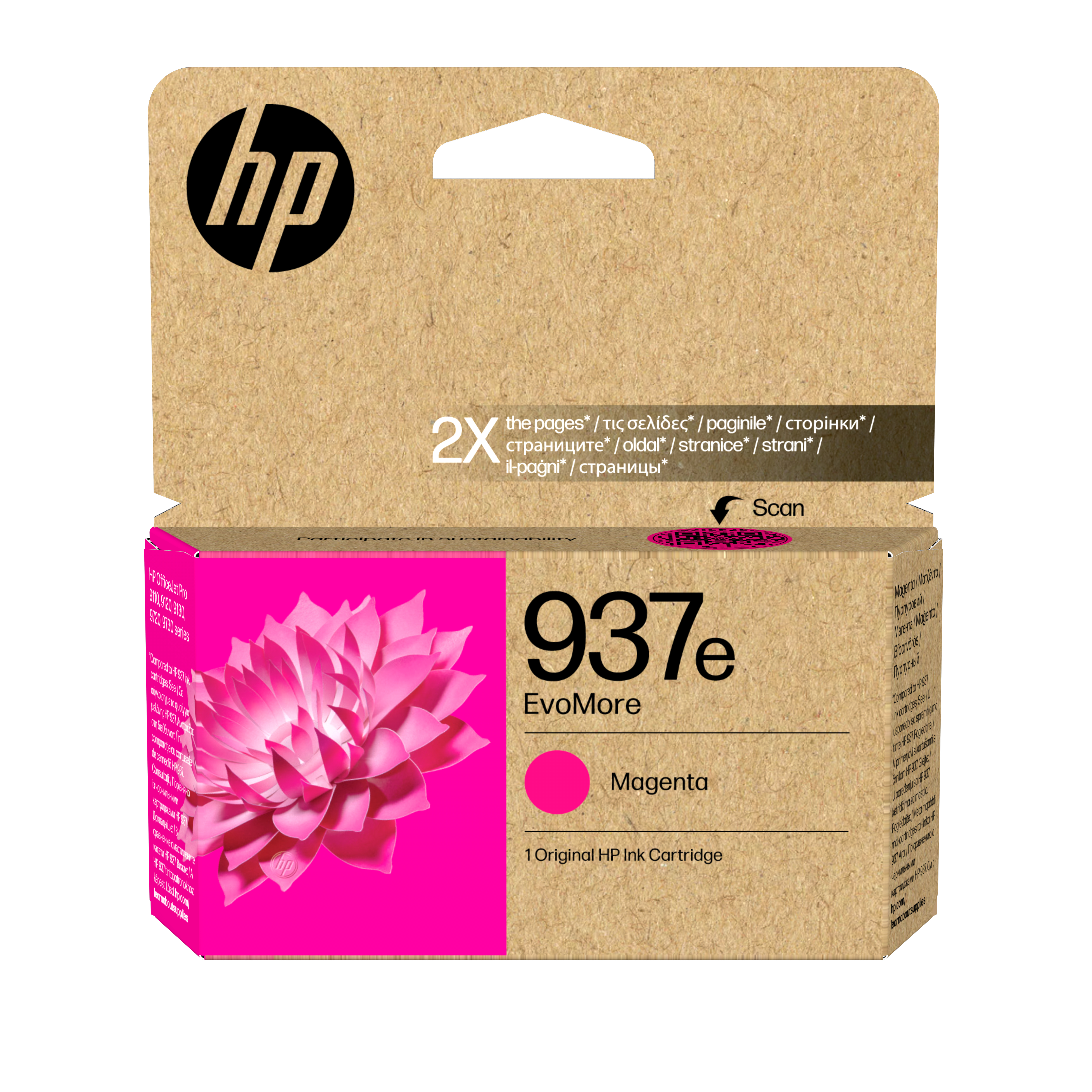 HP 937e Magenta Tintenpatrone EvoMore