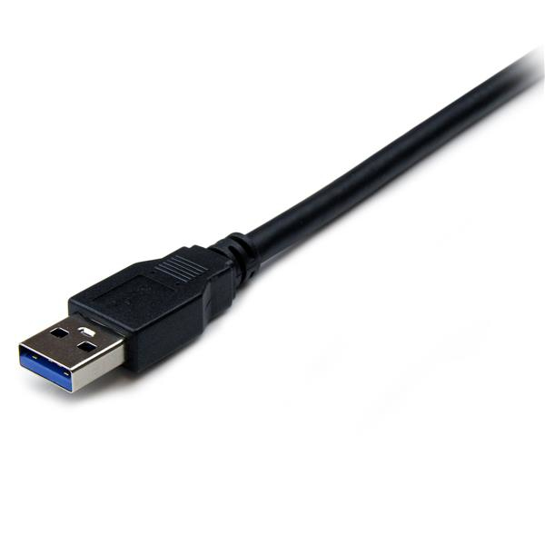 2M BLACK USB 3.0 MALE TO FEMALE USB 3.0 EXTENSION CABLE A TO A