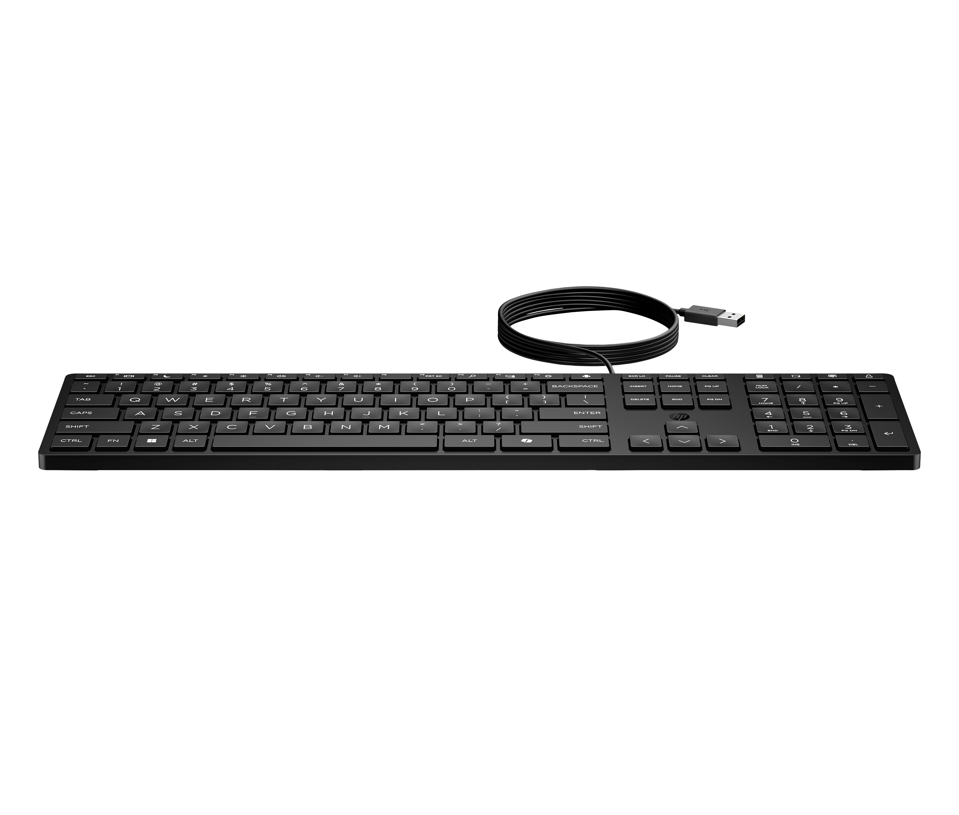 HP 320K Tastatur kabelgebunden schwarz