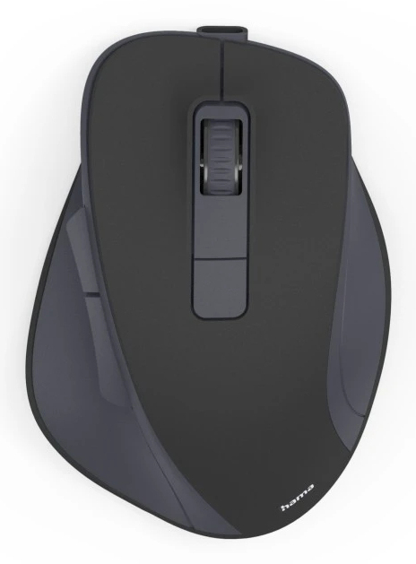 hama WM-500 Maus ergonomisch kabellos schwarz