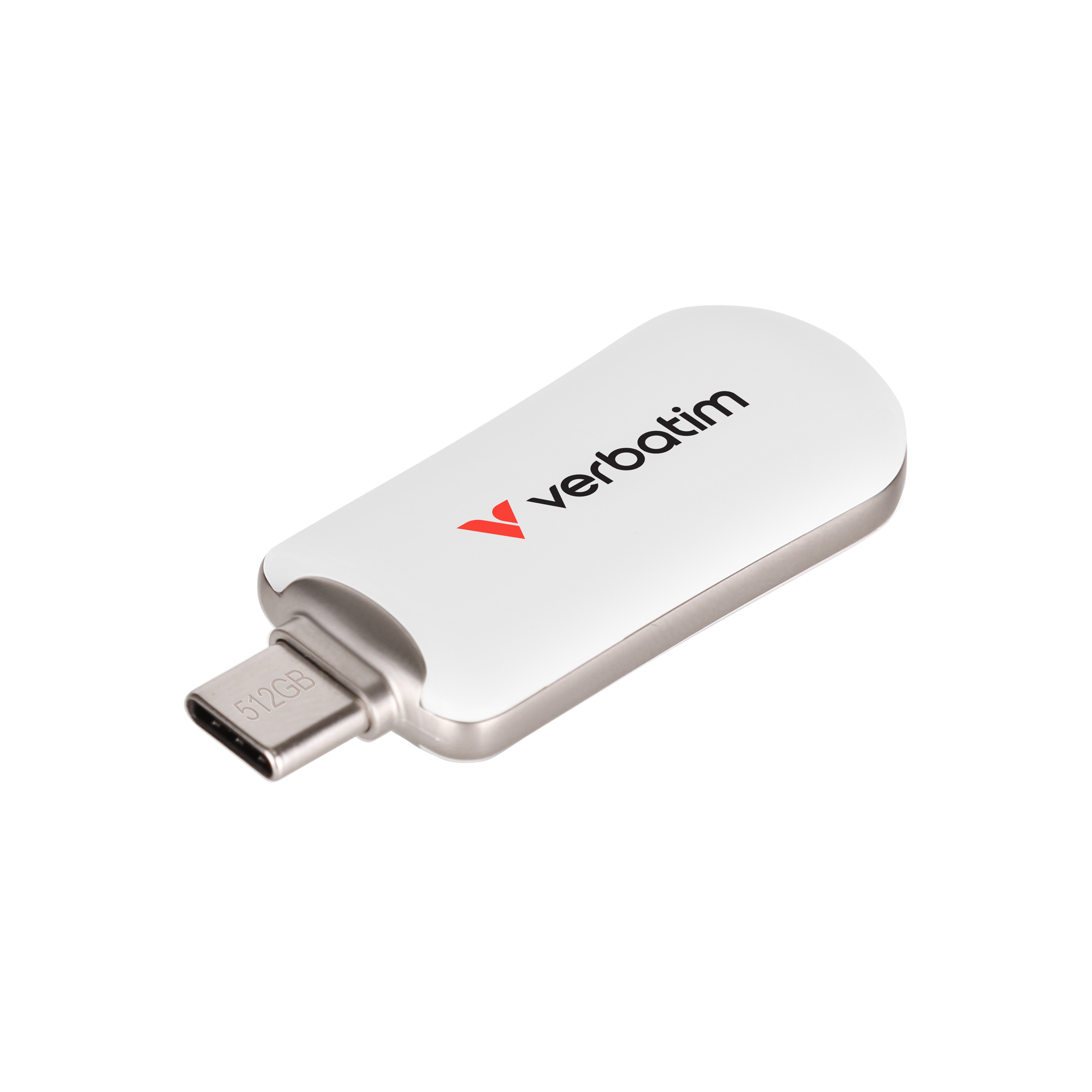 Verbatim Plectra White 512GB USB-C Flash Drive 30231