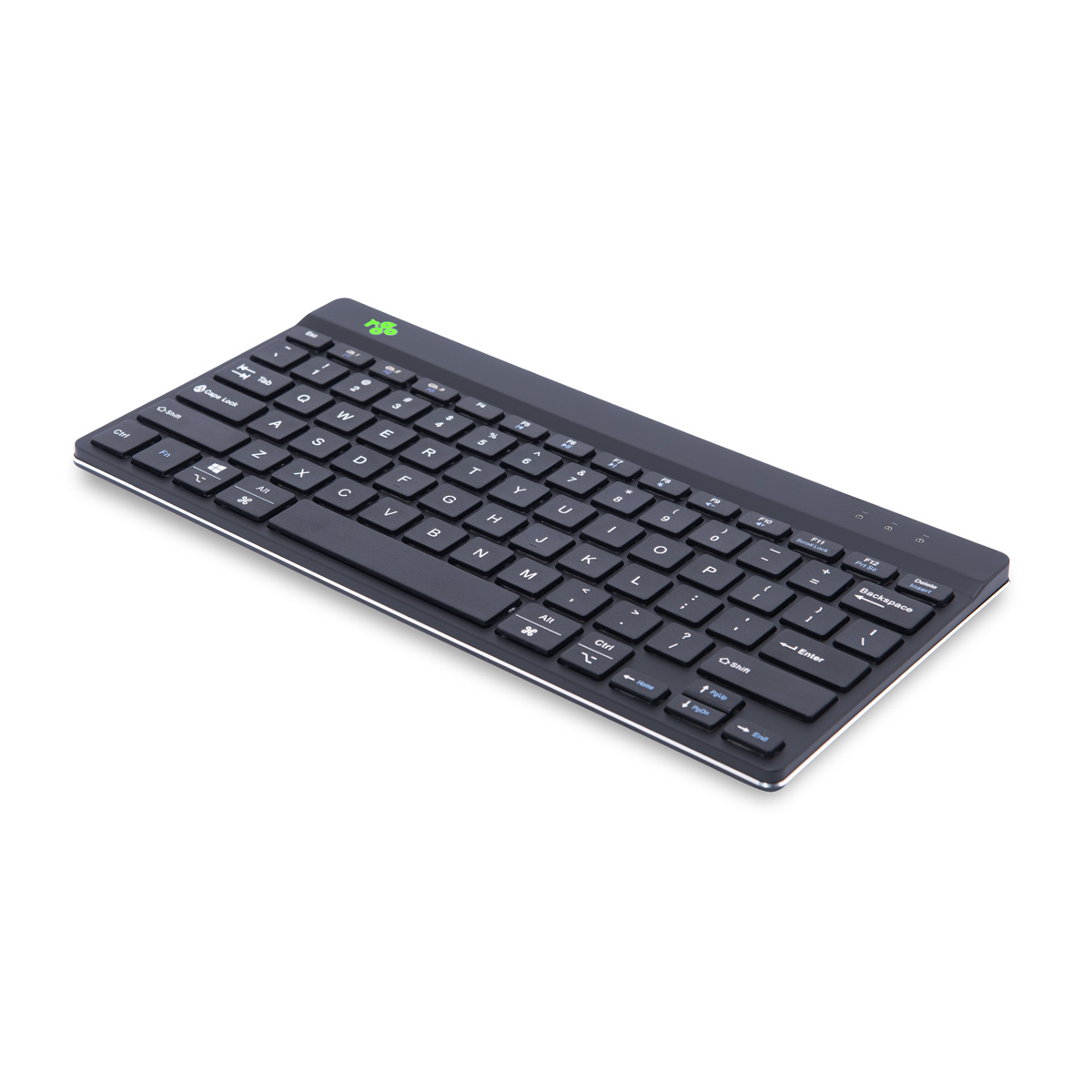 R-Go Tastatur Compact Break US-Layout kabellos schwarz