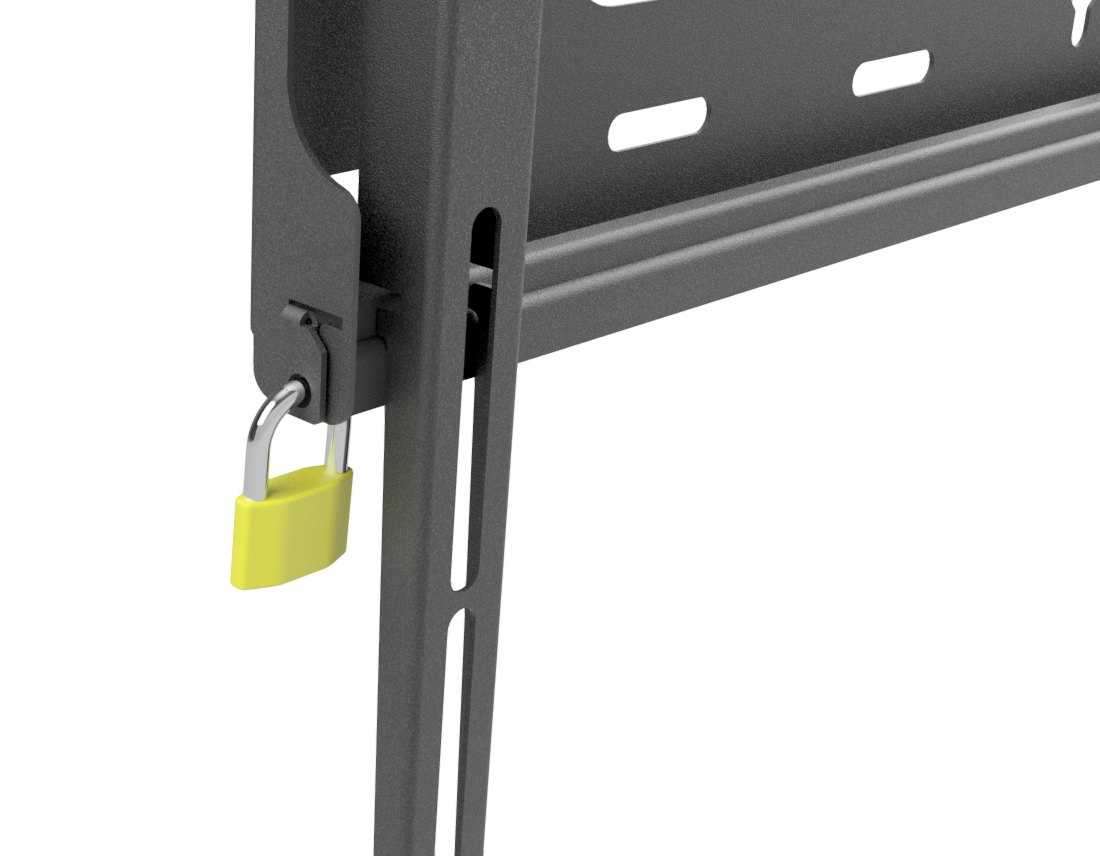 UNIVERSAL WALL MOUNT VESA 400X400 LOCABLE DESIGNED FOR TOU
