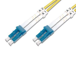 LWL Patchkabel, Duplex, LC (APC) > LC Stecker, Singlemode OS2