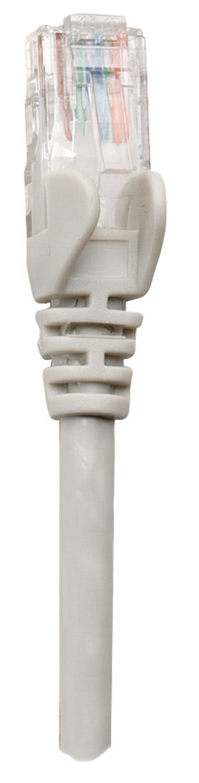 INTELLINET Netzwerkkabel Cat6 S/FTP CU LS0H 50,0m Grau RJ-45 Stecker / RJ-45 Stecker Vergoldete Kontakte