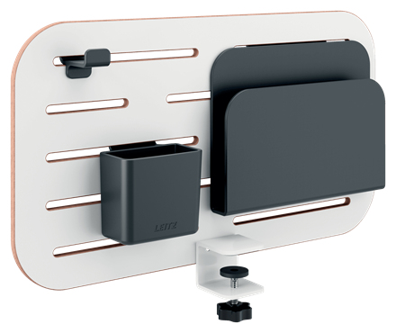 LEITZ Pegboard Anbau-Schreibtisch-Organizer weiß , 1 St.