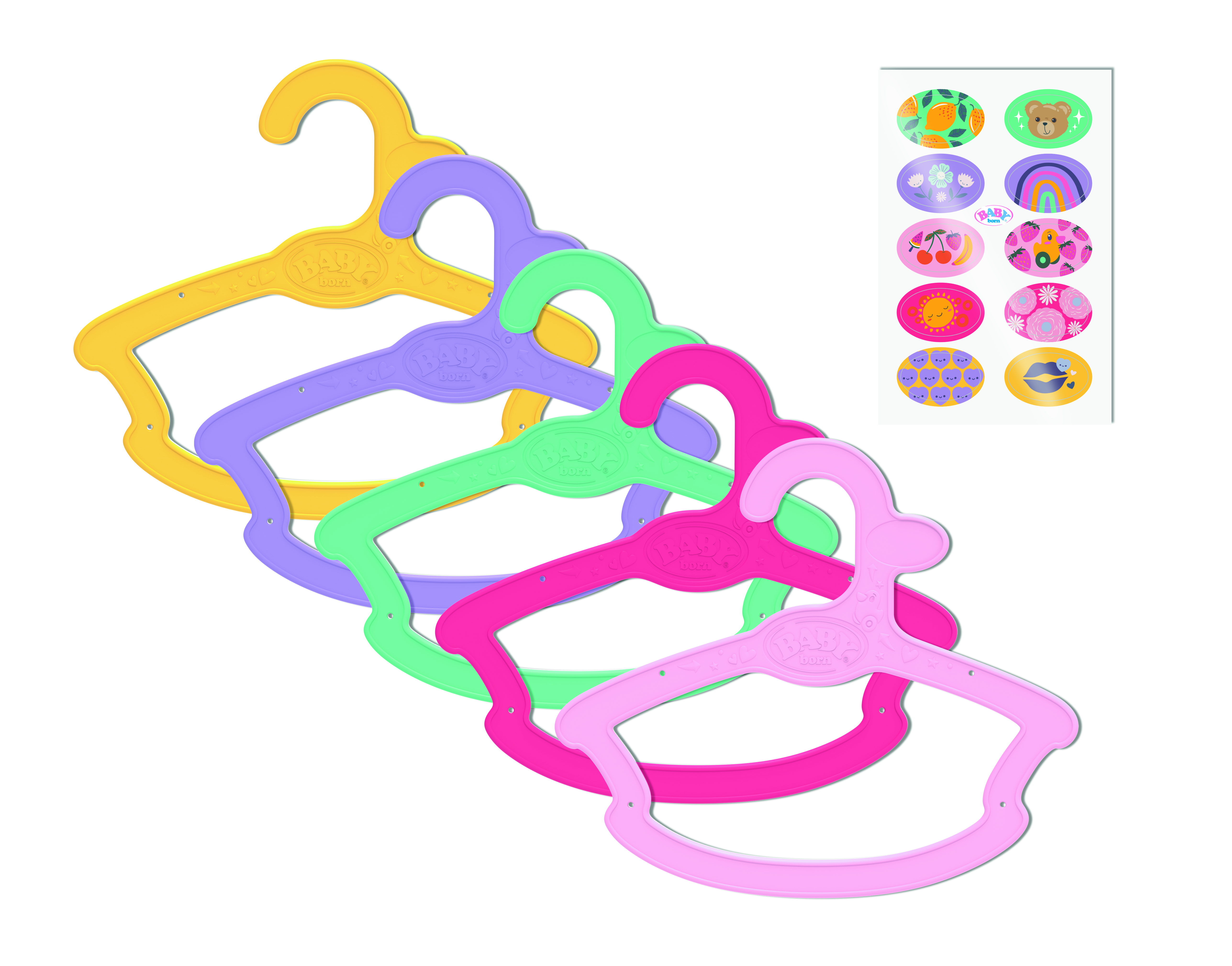BABY born® Kleiderbügel 5er-Pack, Puppenzubehör