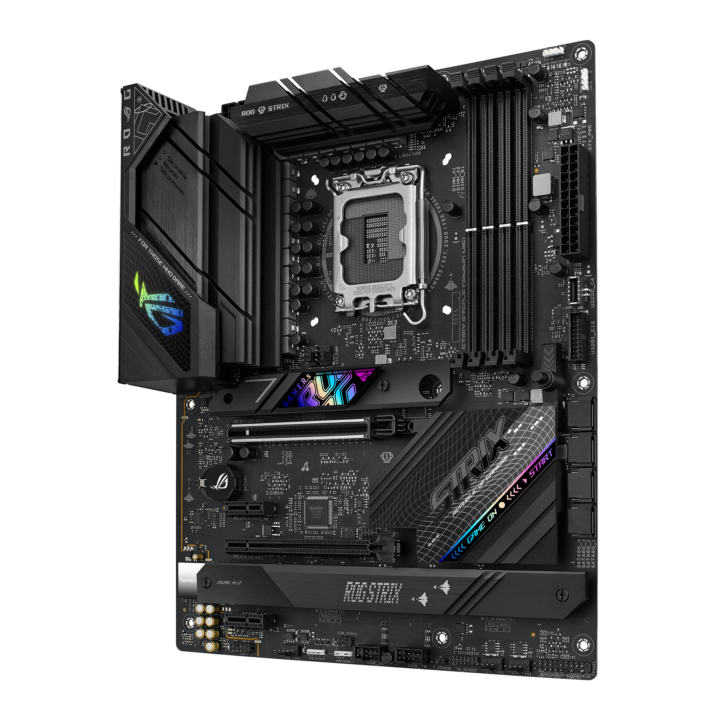 ASUS ROG STRIX B760-F GAMING WIFI LGA 1700 4xDDR5 ATX 4xSATA MB 1xHDMI 2.1 1xDP 1.4 3xM.2