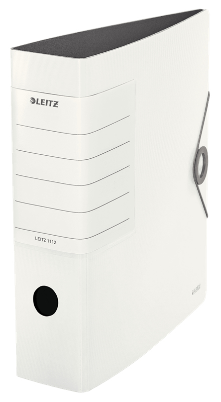LEITZ Solid 1112 Ordner weiß Kunststoff 8,2 cm DIN A4, 1 St.