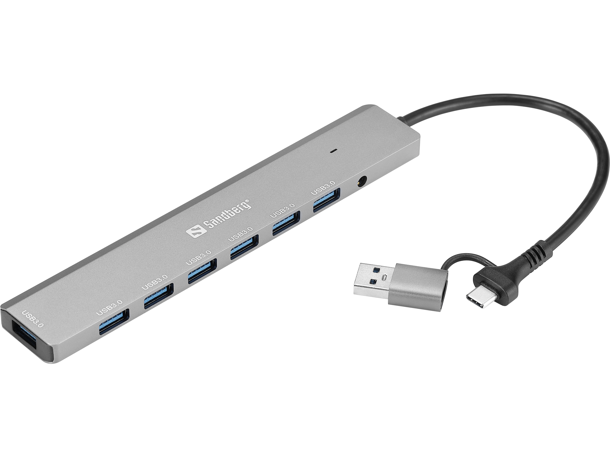 SANDBERG USB-C/A to 7 x USB 3.0 Hub