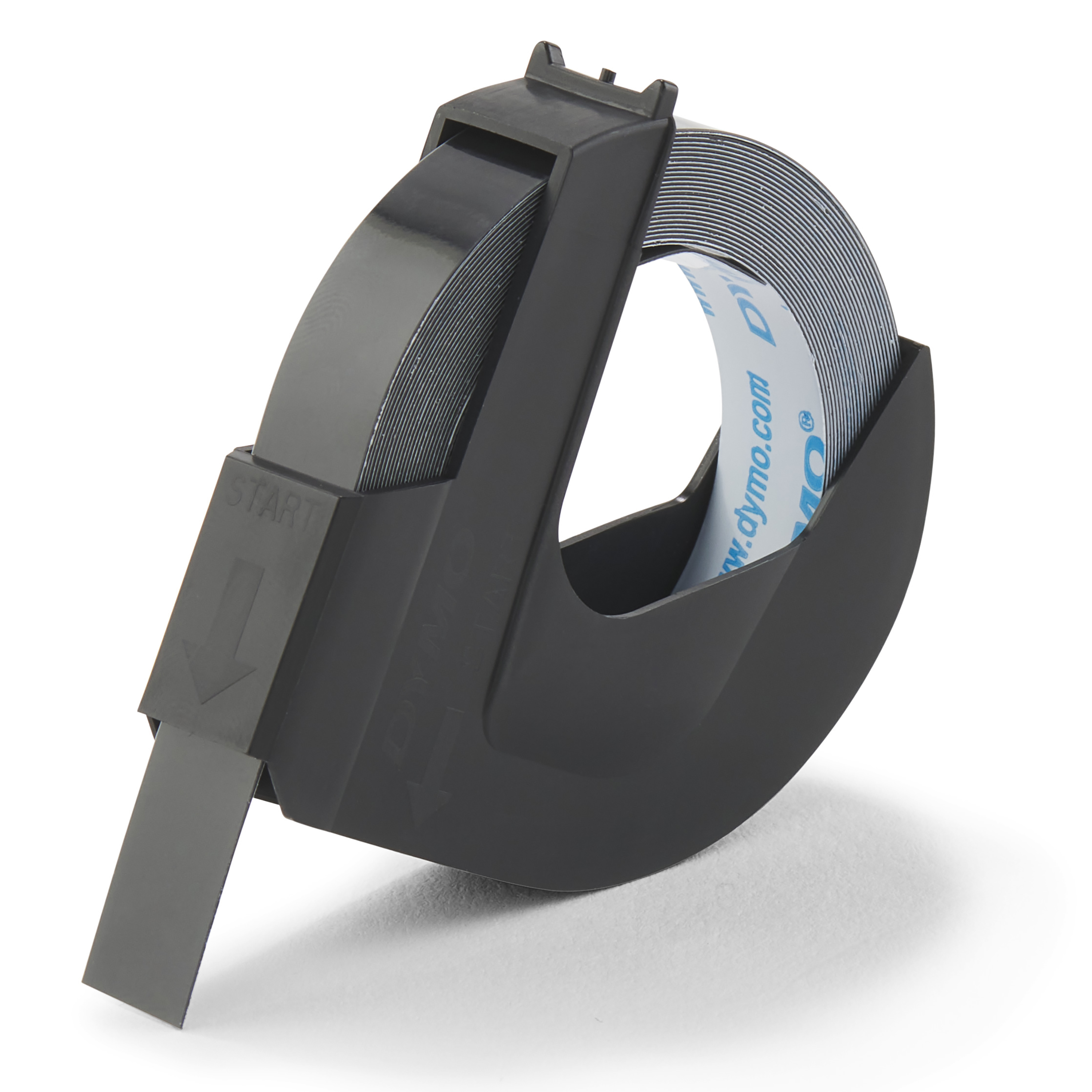 DYMO Prägeband 3D 12745 520109, 9 mm, weiß auf schwarz, 1 St.