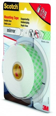 Scotch FIX™ MIRROR doppelseitiges Klebeband 19,0 mm x 5,0 m, 1 Rolle