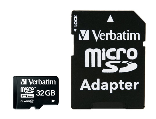 verbatim Speicherkarte microSDHC-Card Premium, 32 GB, 1 St.