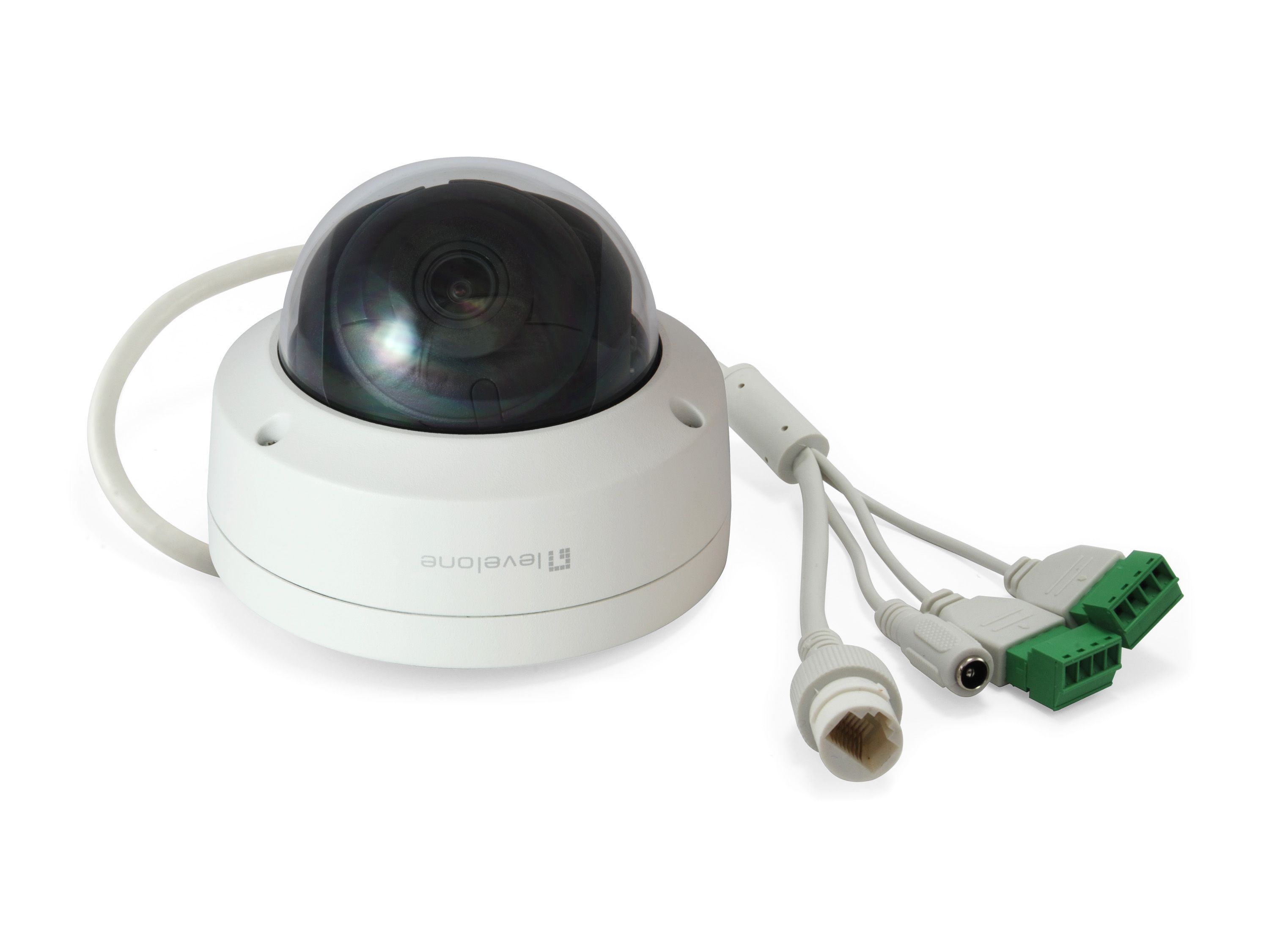 LevelOne IPCam Dome Fix Out 4MP/H.265/IR/ 10W/PoE/IP67