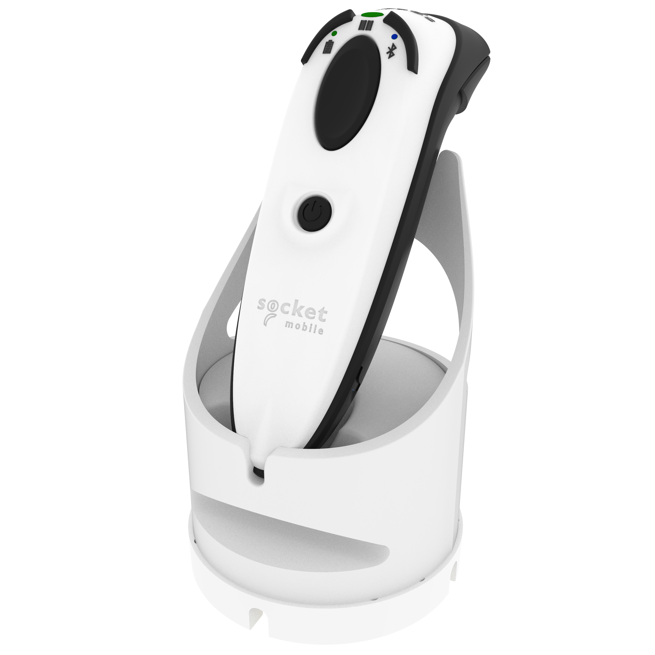 DURASCAN D720 LINEAR BARCODE+QR CODE READER WHITE+ CHARGING DOCK