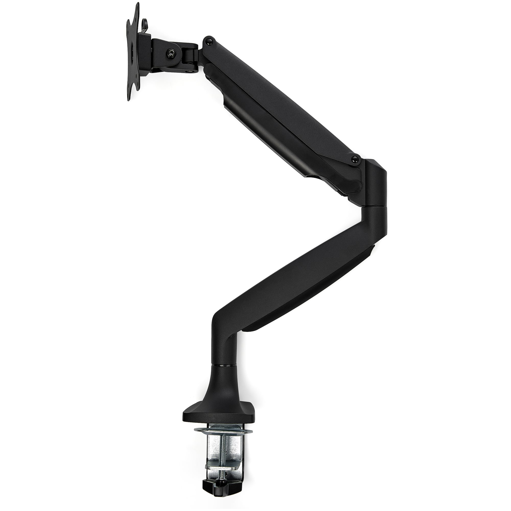 STARTECH.COM Single Monitorarm - Tischbefestigung - frei beweglich - bis zu 81,28CM 32Zoll Bildschirme - VESA - robustes Alu schwarz