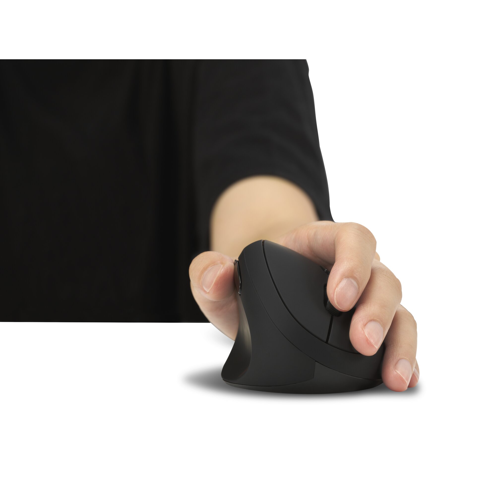 Kensington Pro Fit® Ergo Maus kabellos schwarz