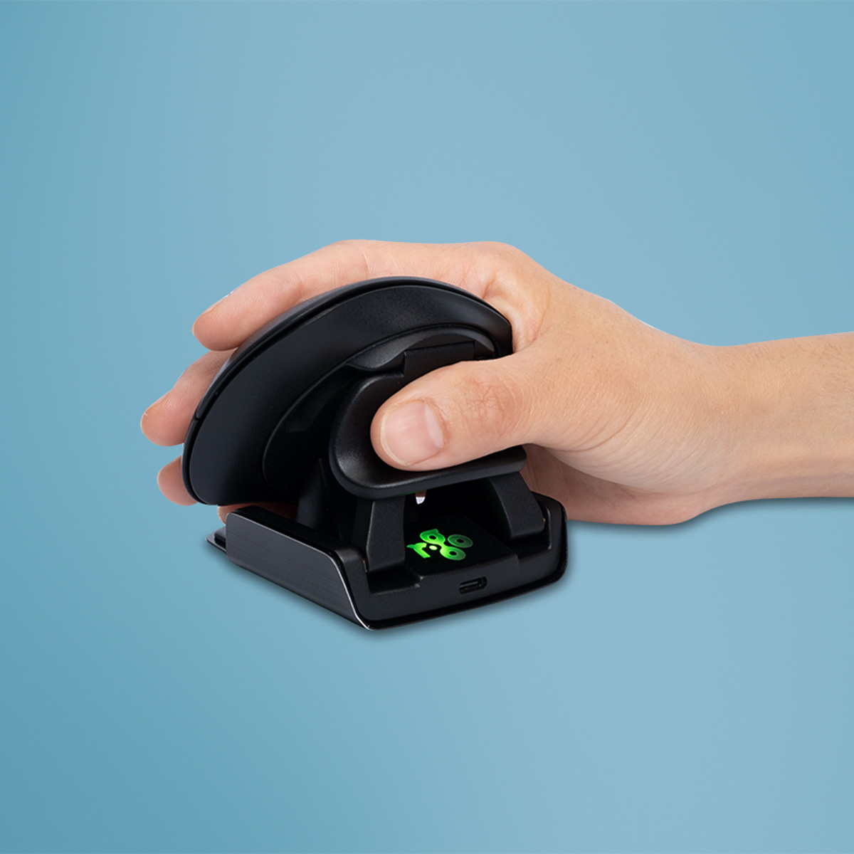 R-Go Maus Twister ergonomisch beidhändig USB u. Bluetooth sw