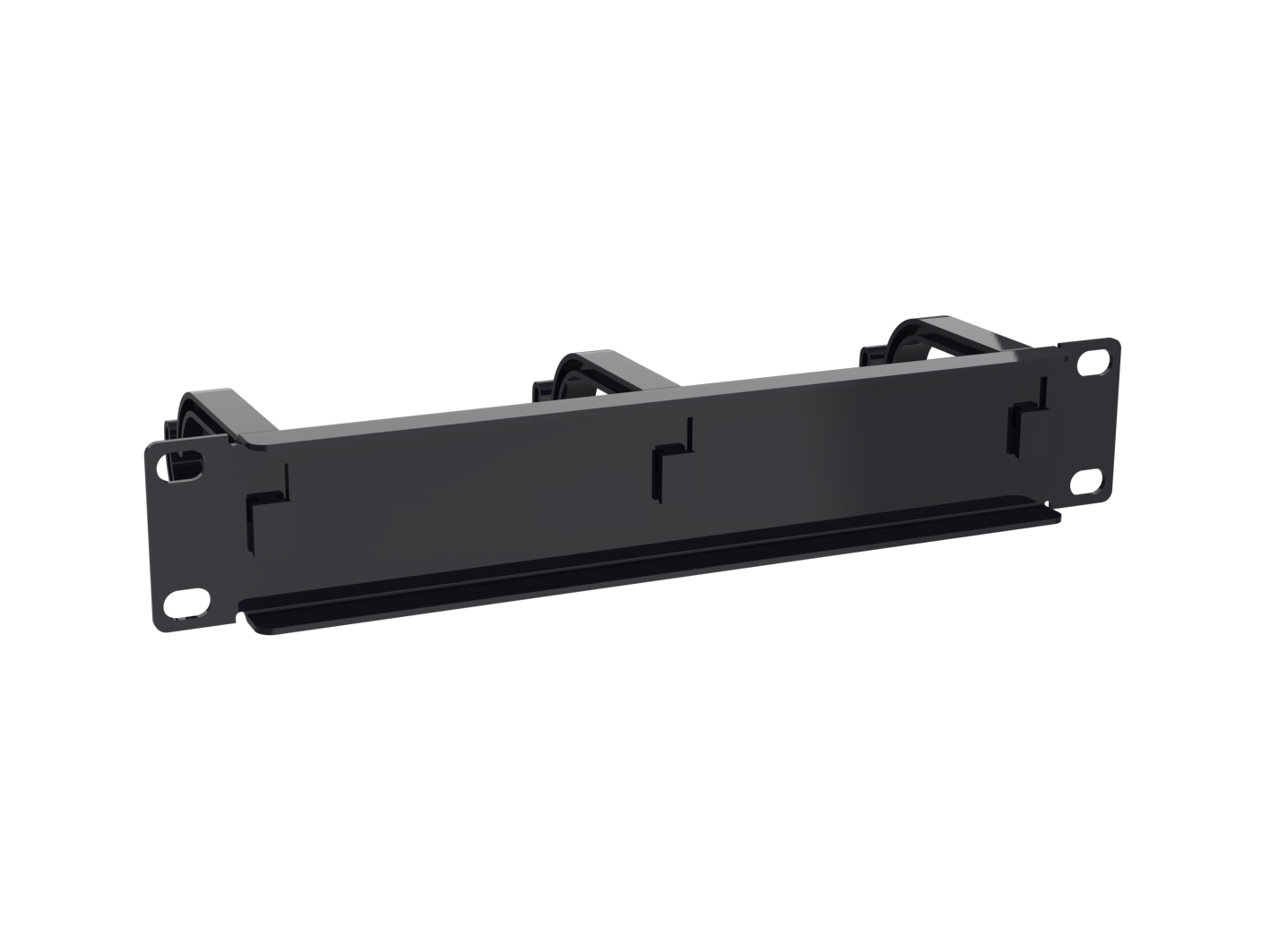 Equip 10 Kabelmanagement 3xPlastikringe 1U RAL9005