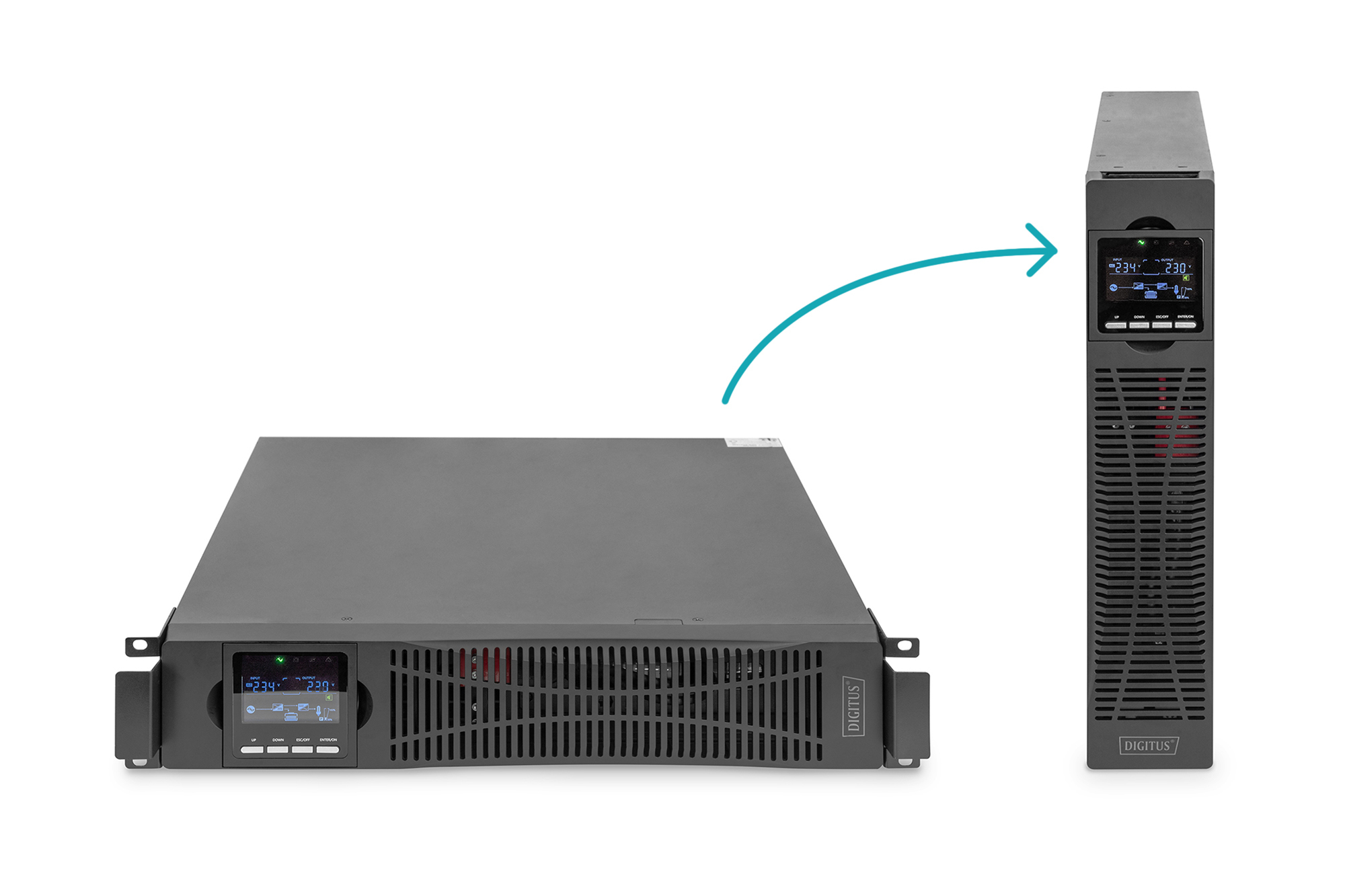 DIGITUS USV 1500VA 2HE 19 1500W 0nline