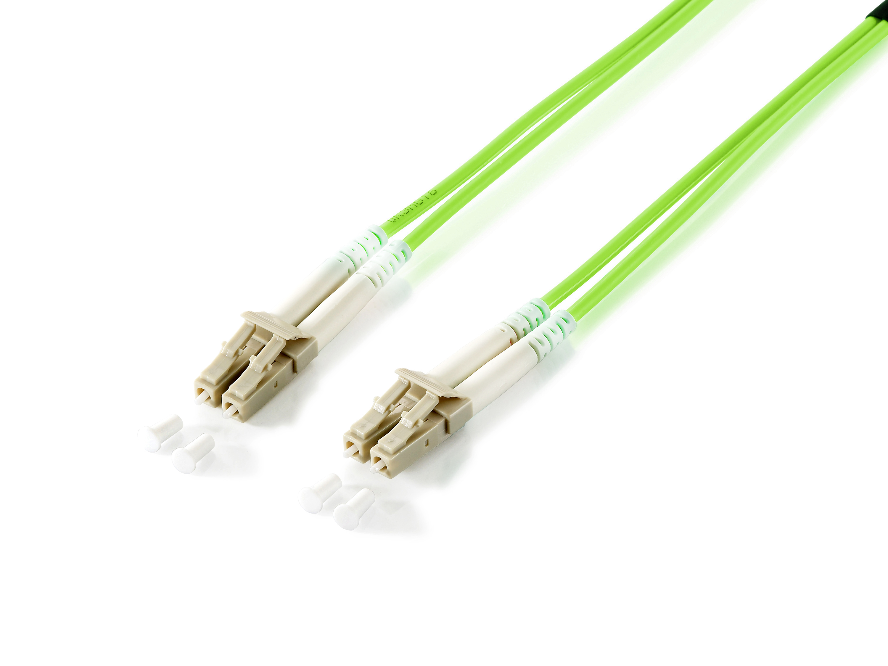Equip Adapterkabel LC->LC 1.00m Multimode Duplex OM5 grün