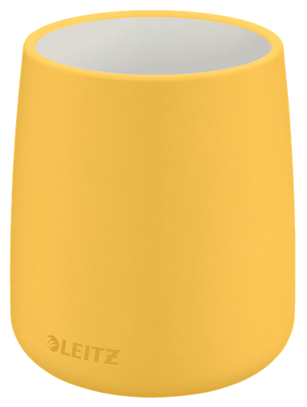 LEITZ Stiftehalter Cosy gelb Keramik 8,7 x 8,7 x 10,8 cm