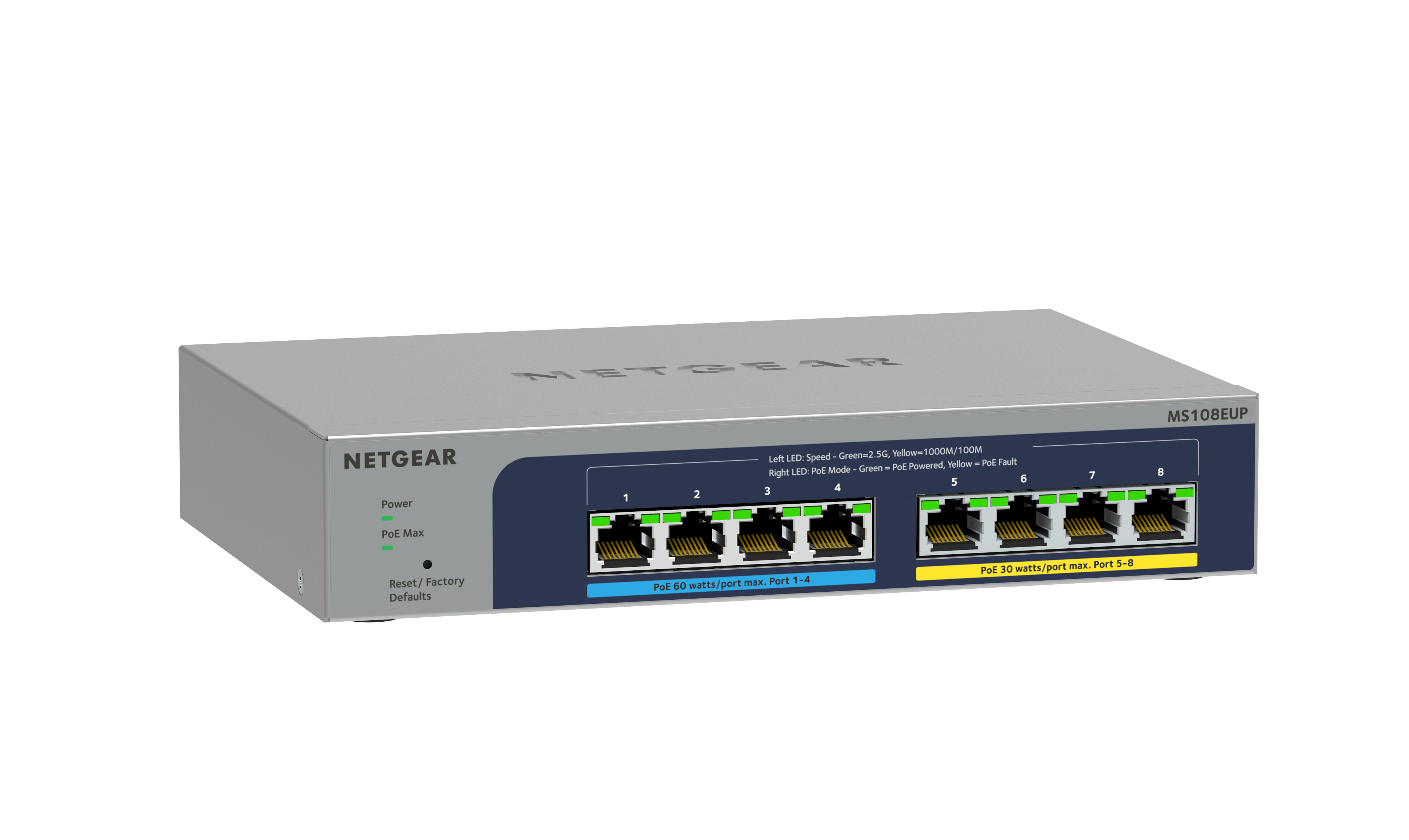 8P 2.5G ULTRA60 POE++ SWITCH MULTI-GIGABIT (2.5G) ETH PLUS