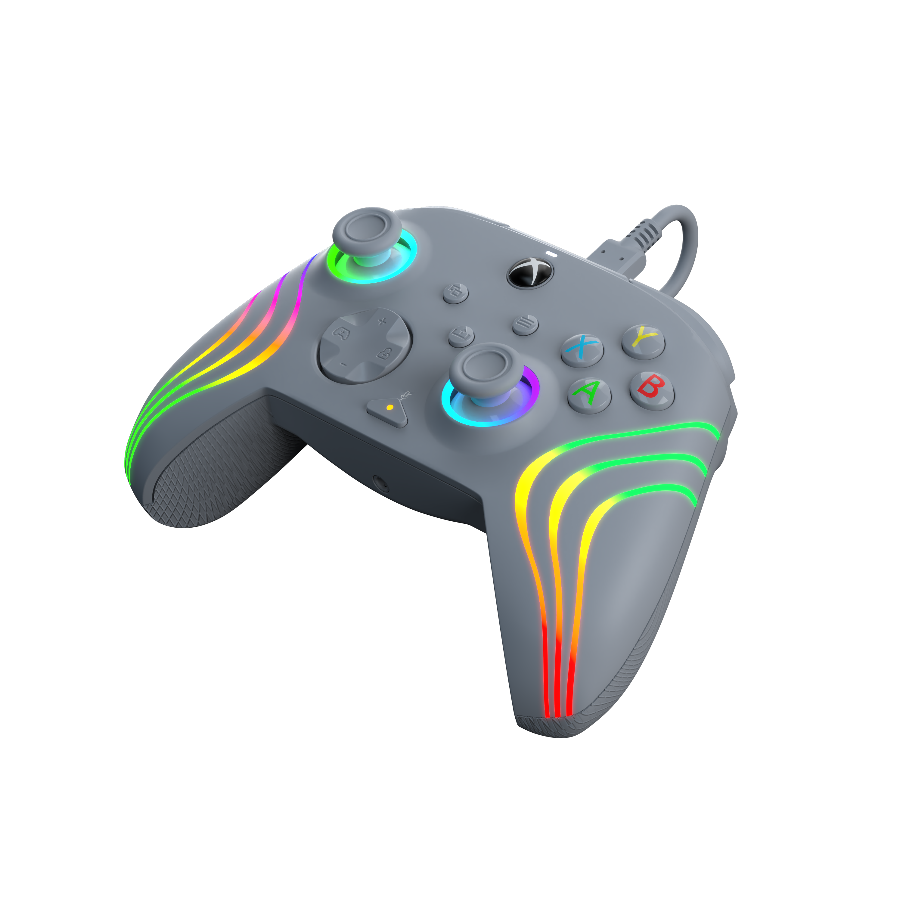 PDP Controller kabelgebunden Afterglow Wave grau XBOX Serie