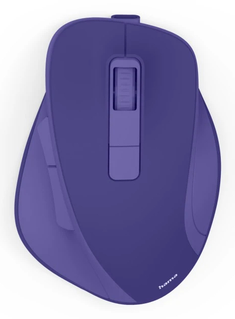 hama WM-500 Maus ergonomisch kabellos blau