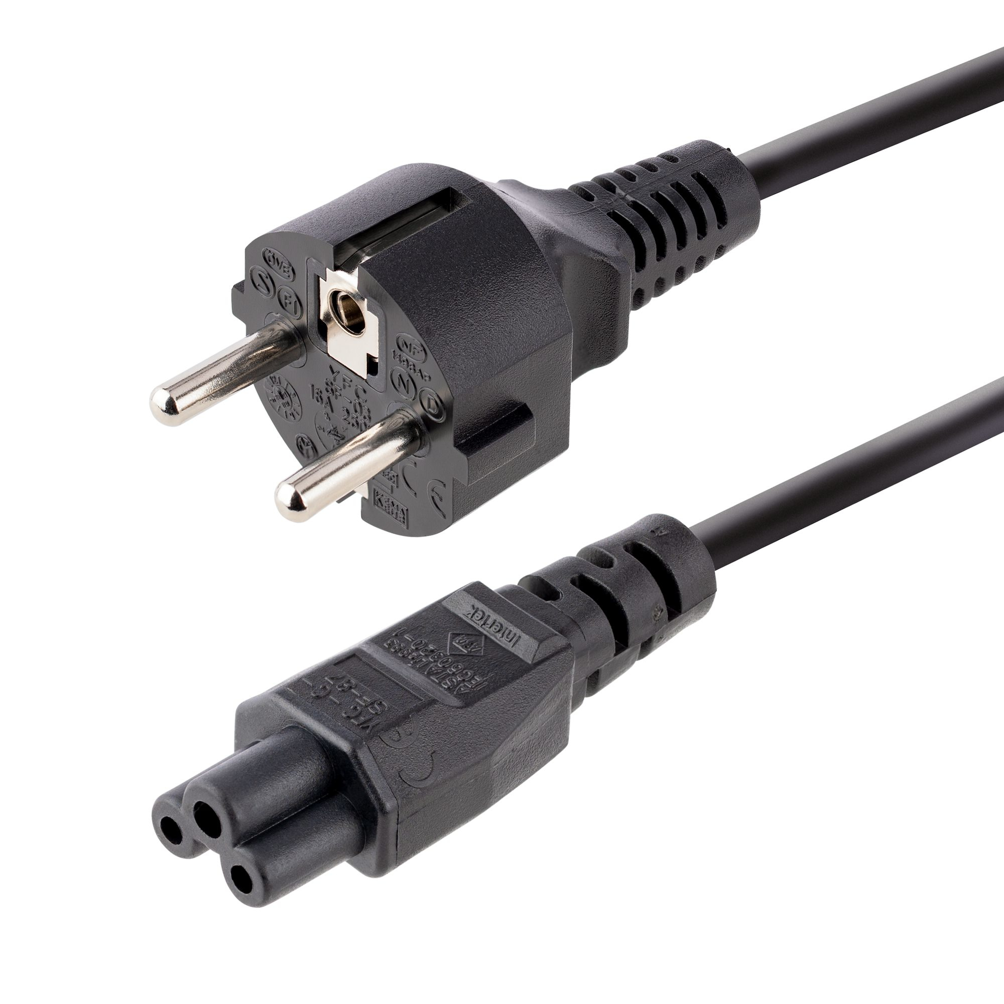 LAPTOP POWER CORD - 18 AWG EU SCHUKO TO C5